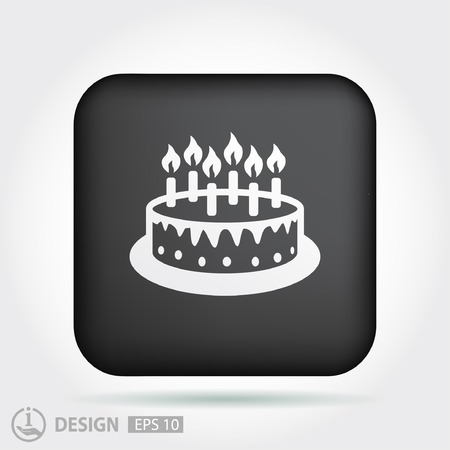 Pictograph of cakeのイラスト素材