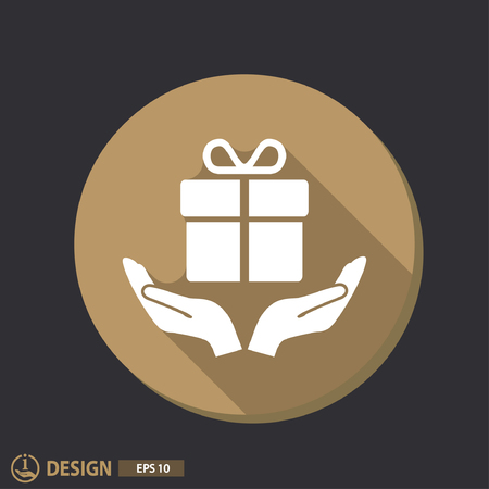 Pictograph of giftのイラスト素材