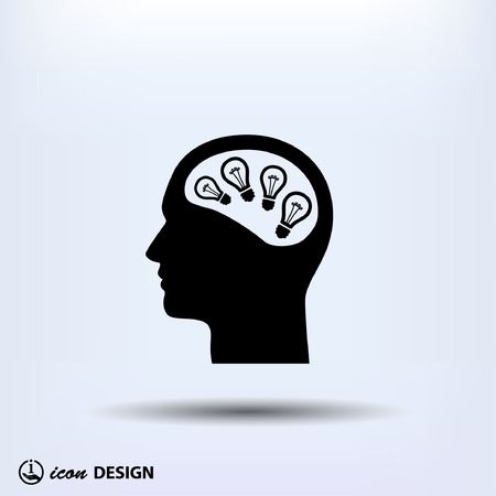 Pictograph of bulb conceptのイラスト素材