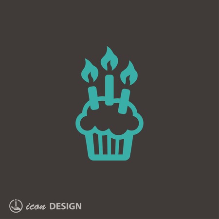 Pictograph of cakeのイラスト素材