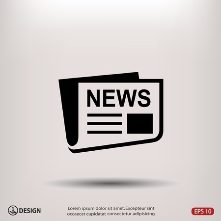 News iconのイラスト素材