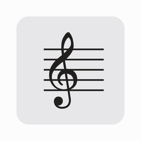 Pictograph of music keyのイラスト素材