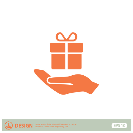 Pictograph of giftのイラスト素材