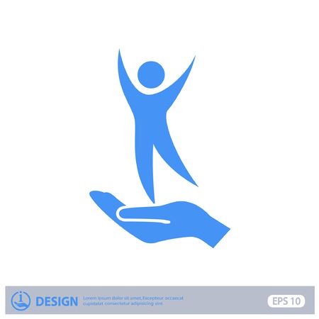 Pictograph of success peopleのイラスト素材