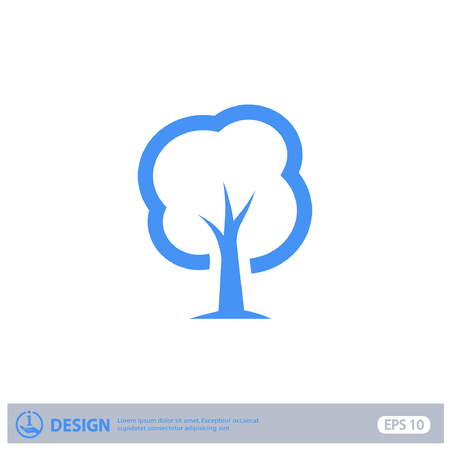 Pictograph of treeのイラスト素材