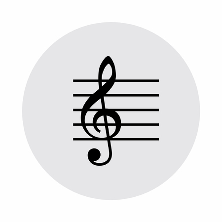 Pictograph of music keyのイラスト素材