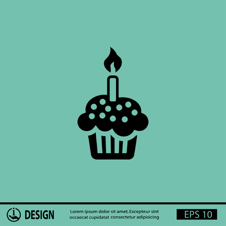 Pictograph of cakeのイラスト素材