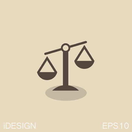 Pictograph of justice scalesのイラスト素材