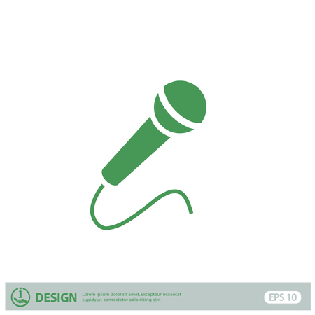Microphone iconのイラスト素材