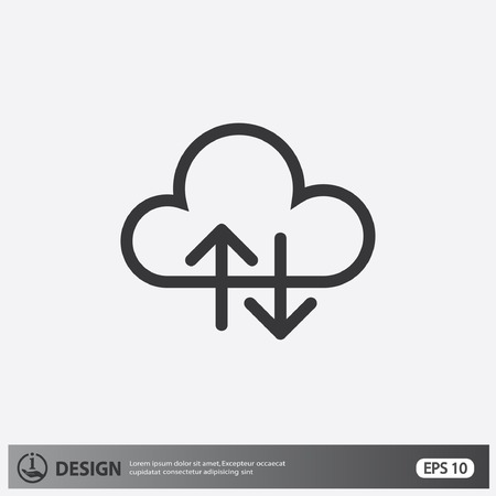 Pictograph of cloudのイラスト素材