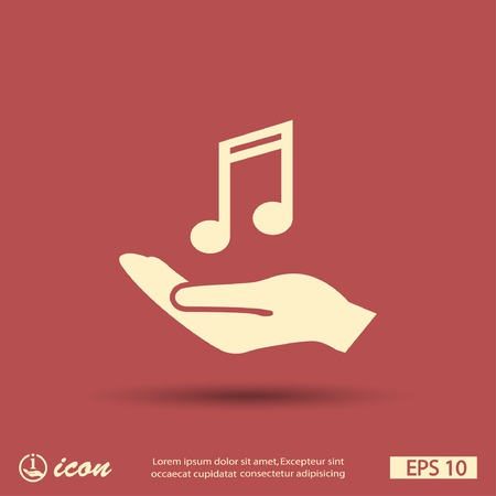 Pictograph of musicのイラスト素材