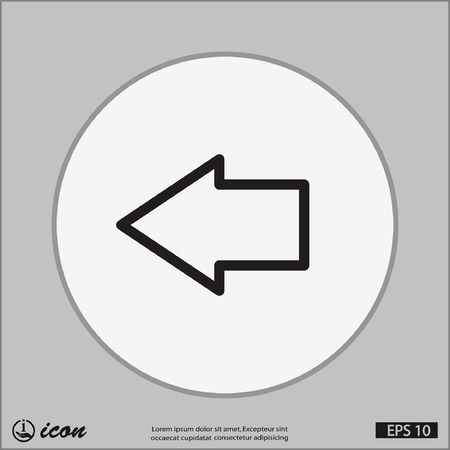 Pictograph of arrowのイラスト素材