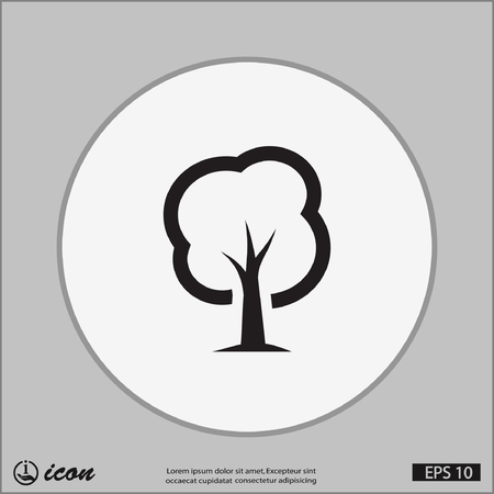 Pictograph of treeのイラスト素材