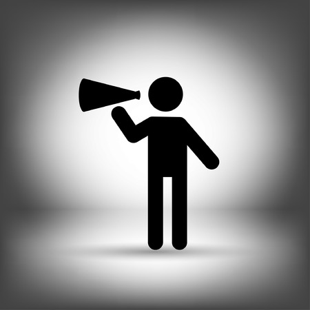 Pictograph of advertisingのイラスト素材