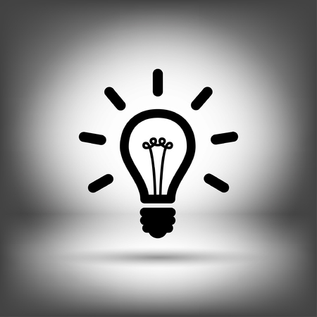 Pictograph of light bulbのイラスト素材