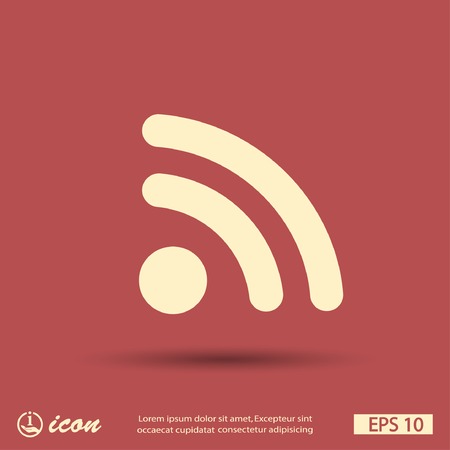 Pictograph of RSSのイラスト素材