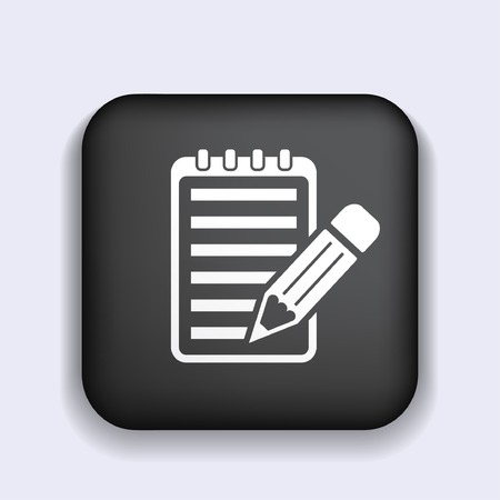 Pictograph of noteのイラスト素材