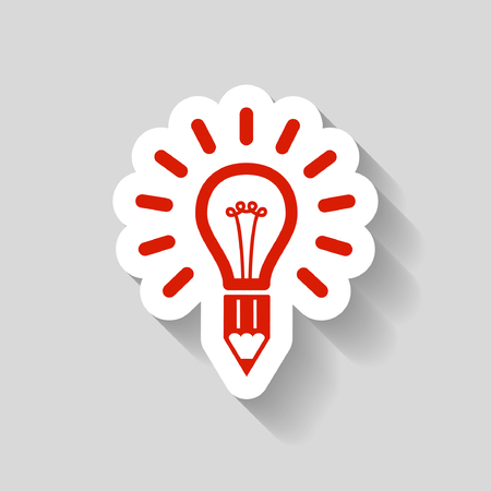 Pictograph of light bulbのイラスト素材
