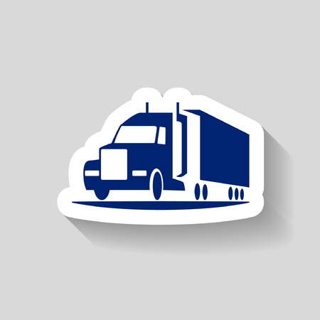 Pictograph of truckのイラスト素材