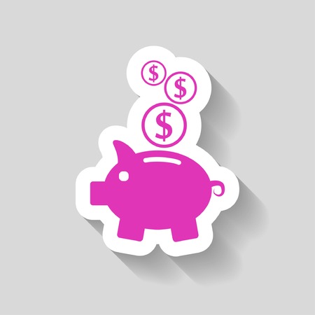 Pictograph of moneybox or piggy bankのイラスト素材