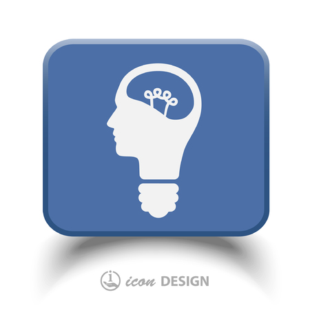 Pictograph of bulb conceptのイラスト素材