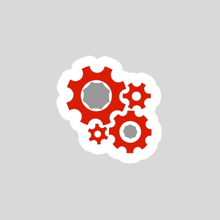 Pictograph of gearのイラスト素材