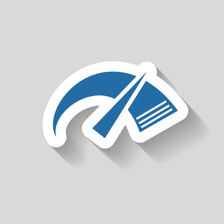 Pictograph of speedometerのイラスト素材