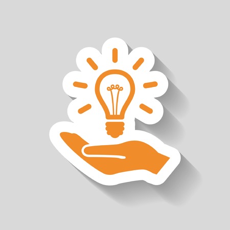 Pictograph of light bulbのイラスト素材