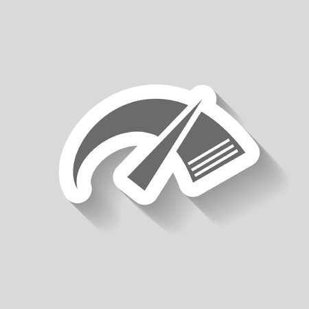 Pictograph of speedometerのイラスト素材