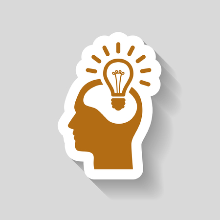 Pictograph of bulb conceptのイラスト素材