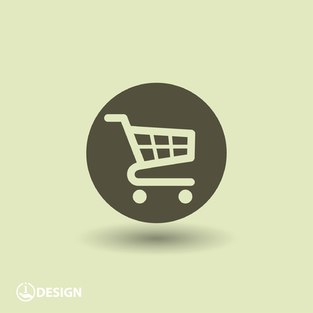 Pictograph of shopping cartのイラスト素材