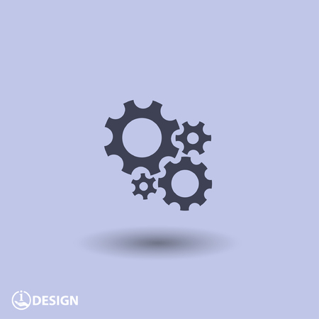 Pictograph of gearのイラスト素材