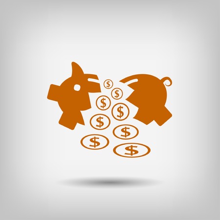 Pictograph of moneybox or piggy bankのイラスト素材