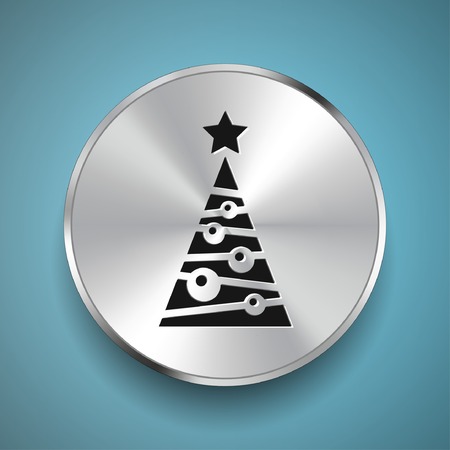 Pictograph of christmas treeのイラスト素材
