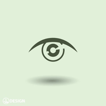 Pictograph of eyeのイラスト素材