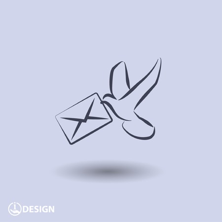 Pictograph of mailのイラスト素材