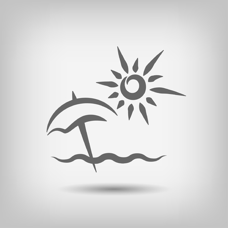 Pictograph of summer vacationのイラスト素材