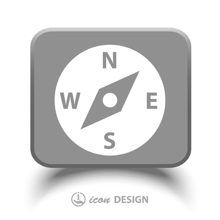 Pictograph of compassのイラスト素材