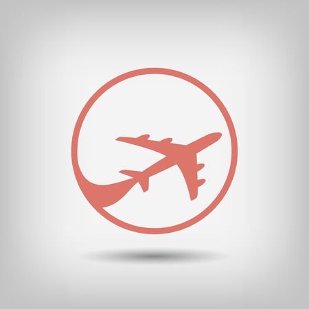Pictograph of airplaneのイラスト素材