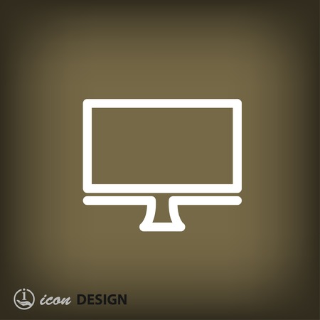 Pictograph of computerのイラスト素材