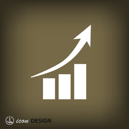 Pictograph of graphのイラスト素材