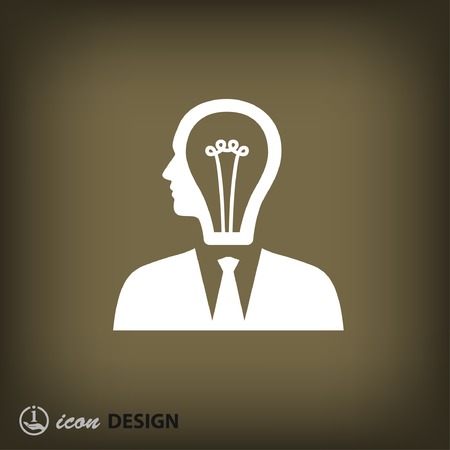 Pictograph of bulb conceptのイラスト素材