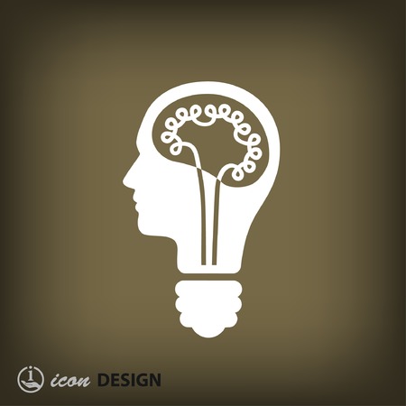 Pictograph of bulb conceptのイラスト素材