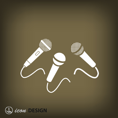 Microphone iconのイラスト素材