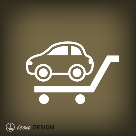 Pictograph of carのイラスト素材