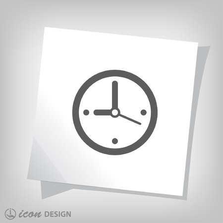 Pictograph of  clockのイラスト素材