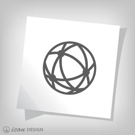 Pictograph of globeのイラスト素材