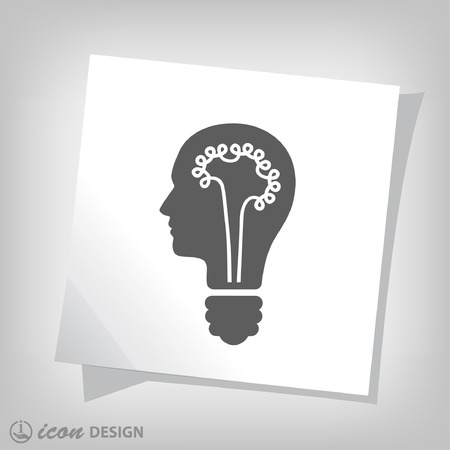 Pictograph of bulb conceptのイラスト素材