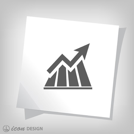 Pictograph of graphのイラスト素材