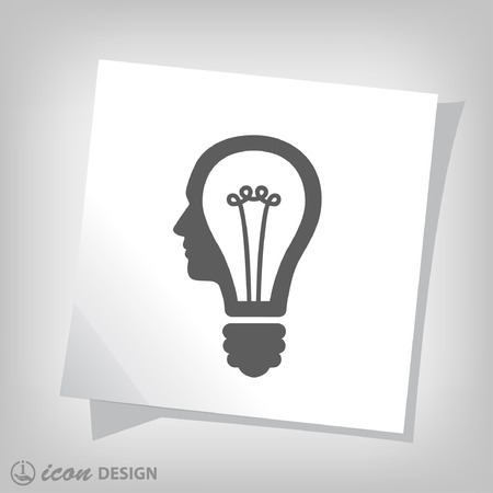 Pictograph of bulb conceptのイラスト素材